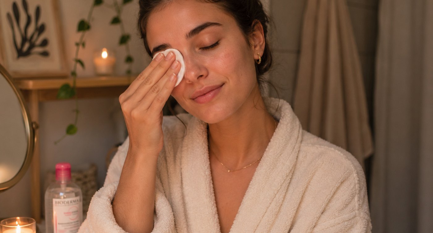 Cómo eliminar base de maquillaje de los poros obstruidos