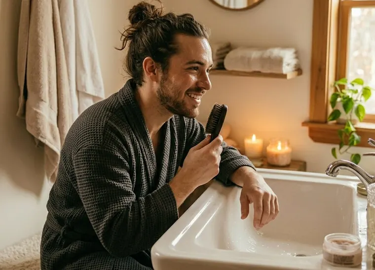 Cómo eliminar grasa y brillos de la cara en hombres rápidamente
